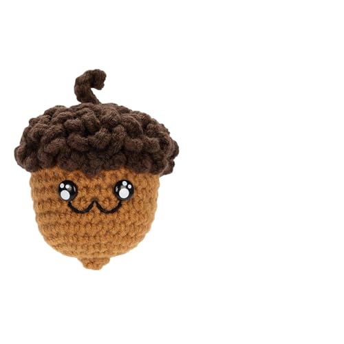 Dottduya Acorn Crochet Puppe, lustige Häkelpuppen - Machen Sie emotionale Unterstützung Spielzeug- Häkelschreibtisch Tinecone Strickspielzeug für Weihnachtslieder Stocker, Geburtstag, Urlaub Dottduya Acorn Crochet Puppe, lustige Häkelpuppen - Machen Sie emotionale Unterstützung Spielzeug- Häkelschreibtisch Tinecone Strickspielzeug für Weihnachtslieder Stocker, Geburtstag, Urlaub von Dottduya