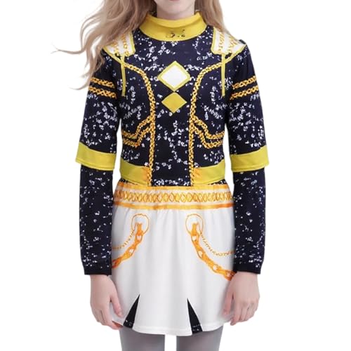 Dottduya Halloween Kostüme Für Kinder Mädchen - Mädchen Kleidung - Langarm Oberteil Shorts zum Verkleiden für Feiertag Bühnenaufführung Maskerade Familienfeier Theateraufführung Party von Dottduya