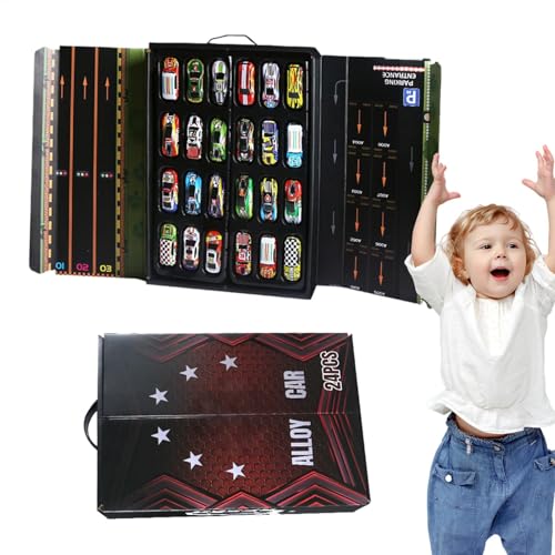 Dottduya Rückziehauto für, Rückziehauto-Set | 24-teiliges Auto-Spielzeug, angetriebener Rennwagen zum Zurückziehen - Fahrzeuge-Spielset, realistischer Goodie-Bag-Stuffer für Dottduya Rückziehauto für, Rückziehauto-Set | 24-teiliges Auto-Spielzeug, angetriebener Rennwagen zum Zurückziehen - Fahrzeuge-Spielset, realistischer Goodie-Bag-Stuffer für von Dottduya