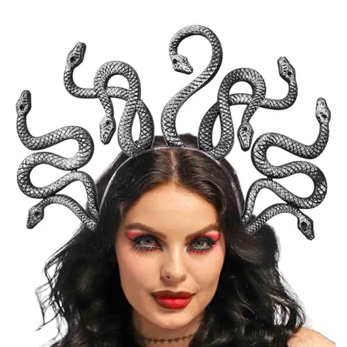 Dottduya Schlangen-Stirnband für Damen, Schlangen-Stirnbänder für Damen | Partys Kopfschmuck - Schlangen-Stirnband, Kopfschmuck, Cosplay-Kopfschmuck, Haarschmuck für Halloween-Maskerade Dottduya Schlangen-Stirnband für Damen, Schlangen-Stirnbänder für Damen | Partys Kopfschmuck - Schlangen-Stirnband, Kopfschmuck, Cosplay-Kopfschmuck, Haarschmuck für Halloween-Maskerade von Dottduya