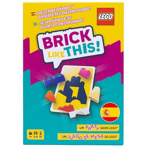 Asmodee Brick Like This! Das offizielle Lego-Spiel – Party Game – schnelles und lustiges Bauspiel für die ganze Familie: Kinder und Erwachsene, 15 Mins, 2-8 Spieler, ab 7 Jahren, Spanisch Asmodee Brick Like This! Das offizielle Lego-Spiel – Party Game – schnelles und lustiges Bauspiel für die ganze Familie: Kinder und Erwachsene, 15 Mins, 2-8 Spieler, ab 7 Jahren, Spanisch von Dotted Games