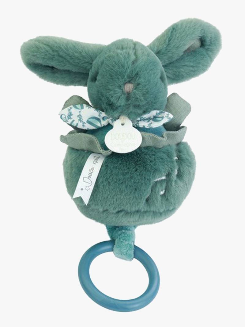 DouDou Bunny Spieluhr, Sage Green, Babyspielzeug DouDou Bunny Spieluhr, Sage Green, Babyspielzeug von Doudou et Compagnie
