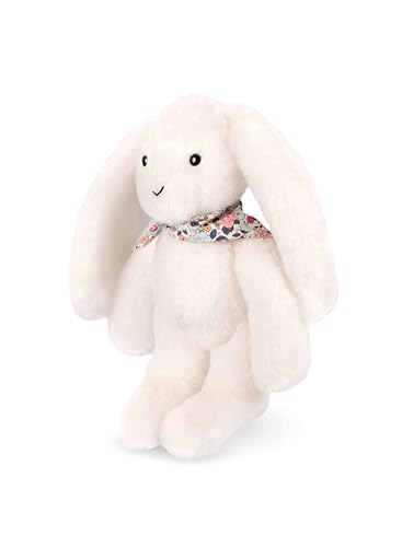 Doudou et Compagnie Hase, Blumenmotiv, Weiß, 25 cm von Doudou et Compagnie