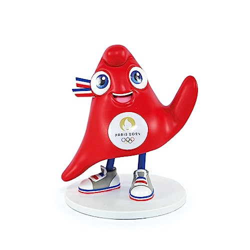 Doudou et Compagnie - Lizenz JO Paris 2024 Maskottchen Olympische und Paralympische Spiele OLY 14,5 cm, JO2507, Rot, 14,5 von Doudou et Compagnie