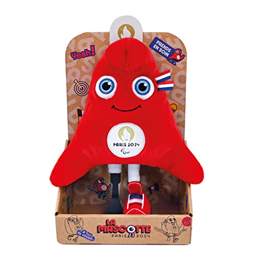 Doudou et Compagnie Mascotte Paralympische Mütze Phryge, 28 cm - Display, Olympisches und Paralympisches Maskottchen 2024, Kind, Toy Doudou et Compagnie Mascotte Paralympische Mütze Phryge, 28 cm - Display, Olympisches und Paralympisches Maskottchen 2024, Kind, Toy von Doudou et Compagnie