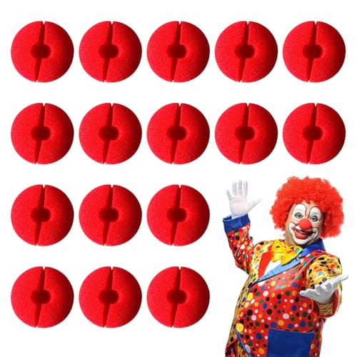 Clown-Nase, Clown Nase Rote Red Foam, Clowns Gekleidete Schwammbälle, Schwamm Clownsnase, Rote Clown-Nasen, Clown Nose Rot Schwamm Nasen, für Halloween Weihnachten Kostüm Karneval Zirkus Party, 16 PCS Clown-Nase, Clown Nase Rote Red Foam, Clowns Gekleidete Schwammbälle, Schwamm Clownsnase, Rote Clown-Nasen, Clown Nose Rot Schwamm Nasen, für Halloween Weihnachten Kostüm Karneval Zirkus Party, 16 PCS von Doukesh