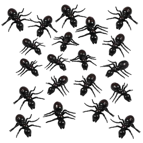 Doukesh 20 Stück Falsche Ameisen aus Kunststoff Gefälschte Ameisen Künstliche Ameisen Faux Ameisen Simulation für Halloween Partys Weihnachten Dekoration Geburtstagsgeschenk 4 * 4CM von Doukesh