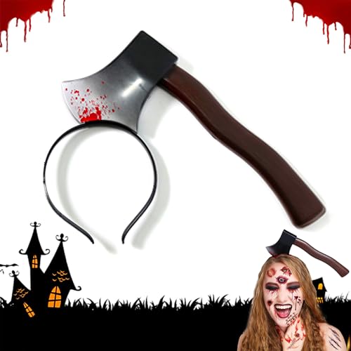Doukesh Halloween Messer Im Kopf Blutige, Horror Haarschmuck Blutig, Halloween Haarreif Kopf,Kopfschmuck Blutige Axt Im Kopf, Blut Verletzung Horror Klinge Kostüm Scary Karneval Fasching. Doukesh Halloween Messer Im Kopf Blutige, Horror Haarschmuck Blutig, Halloween Haarreif Kopf,Kopfschmuck Blutige Axt Im Kopf, Blut Verletzung Horror Klinge Kostüm Scary Karneval Fasching. von Doukesh
