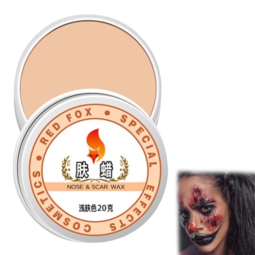 Halloween Narbenwachs,Hautwachs,Make Up Modellierwachs,Halloween Schminke Wachs,Scar Wax Halloween Special Effect Makeup,Wachs zum Schminken Narbenwachs für Halloween-Party Zombie Spielen,20G von Doukesh