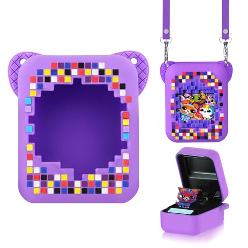 Silikon Schutz Tasche Für Bitzee Digital Haustier, Tragbare Anti-Drop Schutzhülle Mit Trageband, Schutzt Case Für Bitzee Elektronische Haustier,Für Bitzee Digital Pet Interaktives Spielzeug (Lila) Silikon Schutz Tasche Für Bitzee Digital Haustier, Tragbare Anti-Drop Schutzhülle Mit Trageband, Schutzt Case Für Bitzee Elektronische Haustier,Für Bitzee Digital Pet Interaktives Spielzeug (Lila) von Doukesh