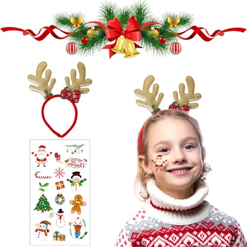 Doukesh Weihnachtshaarreifen und Weihnachten Temporäre Tattoos,Rentier Haarreif Weihnachten,Weihnachts Haarreif,Haarreifen Weihnachten,Weihnachts Kopfschmuck,Kopfschmuck Weihnachten (Stil 4) Doukesh Weihnachtshaarreifen und Weihnachten Temporäre Tattoos,Rentier Haarreif Weihnachten,Weihnachts Haarreif,Haarreifen Weihnachten,Weihnachts Kopfschmuck,Kopfschmuck Weihnachten (Stil 4) von Doukesh