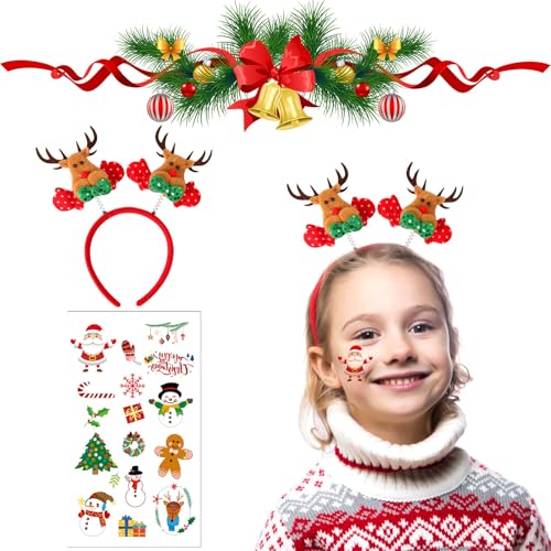 Doukesh Weihnachtshaarreifen und Weihnachten Temporäre Tattoos,Rentier Haarreif Weihnachten,Weihnachts Haarreif,Haarreifen Weihnachten,Weihnachts Kopfschmuck,Kopfschmuck Weihnachten (Stil 3) Doukesh Weihnachtshaarreifen und Weihnachten Temporäre Tattoos,Rentier Haarreif Weihnachten,Weihnachts Haarreif,Haarreifen Weihnachten,Weihnachts Kopfschmuck,Kopfschmuck Weihnachten (Stil 3) von Doukesh