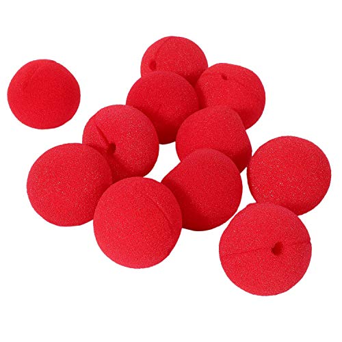 Doumneou 10 Stück entzückende rote Schwamm Clownsnase für Party Weihnachten Kostüm Kleid Zubehör Doumneou 10 Stück entzückende rote Schwamm Clownsnase für Party Weihnachten Kostüm Kleid Zubehör von Doumneou
