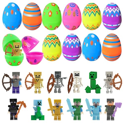 Dowdiles 12 Stück Gefüllte Ostereier mit 12 Cartoon Figuren Set,Plastikeier zum Befüllen,Befüllbare Ostereier,Ostereier Gefüllt mit Spielzeug,Ostergeschenke Kinder,Ostereier zum Befüllen Dowdiles 12 Stück Gefüllte Ostereier mit 12 Cartoon Figuren Set,Plastikeier zum Befüllen,Befüllbare Ostereier,Ostereier Gefüllt mit Spielzeug,Ostergeschenke Kinder,Ostereier zum Befüllen von Dowdiles