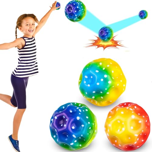 Dowdiles 3 Stück Space Ball, Mini Bouncing Ball, Space Ball Hochelastischer, Sprungbälle Machen Beim Aufprall EIN Knallendes Geräusch, Mond Ball für Kinder Party Geschenk Dowdiles 3 Stück Space Ball, Mini Bouncing Ball, Space Ball Hochelastischer, Sprungbälle Machen Beim Aufprall EIN Knallendes Geräusch, Mond Ball für Kinder Party Geschenk von Dowdiles