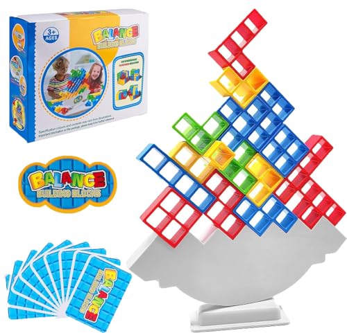 Dowdiles 64 Stück Tetra Tower Spiel,Tetris Balance Toy,Tetris Tower Spiel,Stacking Game Creative,Tetris Tower for Children and Adults, Funny Balance Game Dowdiles 64 Stück Tetra Tower Spiel,Tetris Balance Toy,Tetris Tower Spiel,Stacking Game Creative,Tetris Tower for Children and Adults, Funny Balance Game von Dowdiles