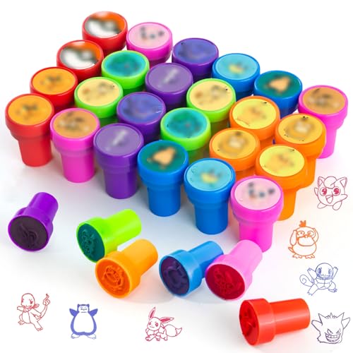 Dowdiles 24 Stück Cartoon Kinderstempel,Stempel Kinder Set,Stempelset,Mehrfarbig,Kleine Geschenke für Kinder Dowdiles 24 Stück Cartoon Kinderstempel,Stempel Kinder Set,Stempelset,Mehrfarbig,Kleine Geschenke für Kinder von Dowdiles
