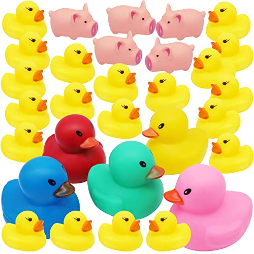30 Stück Quietscheente Rosa Schwein,Doyomtoy Bade Ente Badespielzeug,Kinder Float and Squeak Mini Gelbe Ente Badewannenspielzeug für Babys Kleinkinder Wasser Spielzeug Pool- ab 1 2Jahren… 30 Stück Quietscheente Rosa Schwein,Doyomtoy Bade Ente Badespielzeug,Kinder Float and Squeak Mini Gelbe Ente Badewannenspielzeug für Babys Kleinkinder Wasser Spielzeug Pool- ab 1 2Jahren… von Doyomtoy