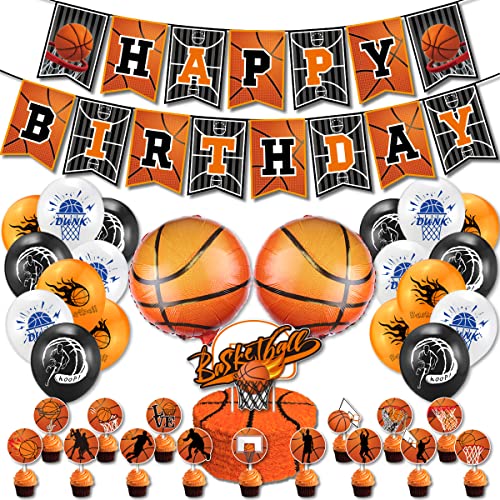 43PCS Basketball Themed Birthday Party Dekorationen, Kindergeburtstag Parteien, Basketball Geburtstag Ballons, Jungen Parteien, einzigartige Party Dekorationen. von Doyomtoy