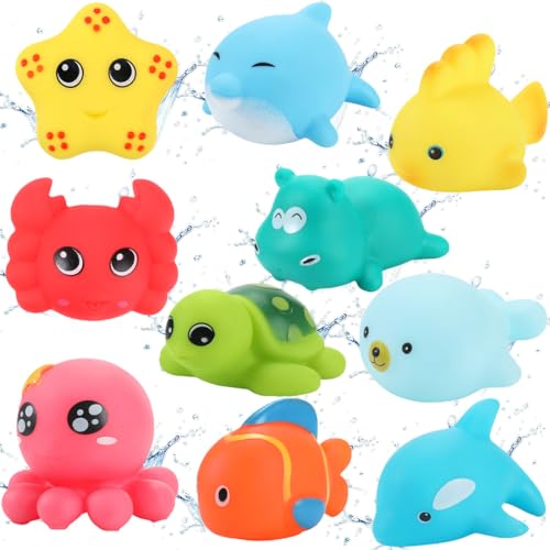 Badespielzeug Meerestiere,Doyomtoy Baby Badespielzeug Ozean Wasserspielzeug Badewanne Pool Spielzeug Wassertiere Badewannenspielzeug Bad Spielzeug für Kinder Jungen Mädchen Badespielzeug Meerestiere,Doyomtoy Baby Badespielzeug Ozean Wasserspielzeug Badewanne Pool Spielzeug Wassertiere Badewannenspielzeug Bad Spielzeug für Kinder Jungen Mädchen von Doyomtoy