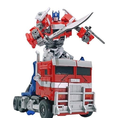 Double Transformator, Optimus Prime, Bumblebee, Mechanische Junge Geburtstagsgeschenk, Dekoration, Mecha Collectibles von Doyomtoy