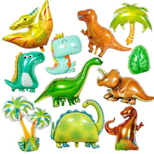 Doyomtoy 11 Stück Dinosaurier Geburtstag Junge Dekoration, Dinosaurier Ballon Set Dekoration, niedlich Dinosaurier Geburtstag, Aluminium Film Ballon, geeignet für Kinder Geburtstag Thema Party. Doyomtoy 11 Stück Dinosaurier Geburtstag Junge Dekoration, Dinosaurier Ballon Set Dekoration, niedlich Dinosaurier Geburtstag, Aluminium Film Ballon, geeignet für Kinder Geburtstag Thema Party. von Doyomtoy