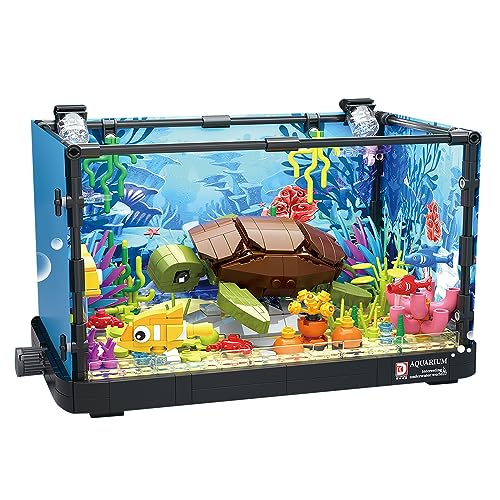 Doyomtoy Aquarium Block Set, Meerestier-Exponate, Aquarium Dekorationen, Geburtstagsgeschenke für Kinder und Erwachsene, Sammlerstücke Doyomtoy Aquarium Block Set, Meerestier-Exponate, Aquarium Dekorationen, Geburtstagsgeschenke für Kinder und Erwachsene, Sammlerstücke von Doyomtoy