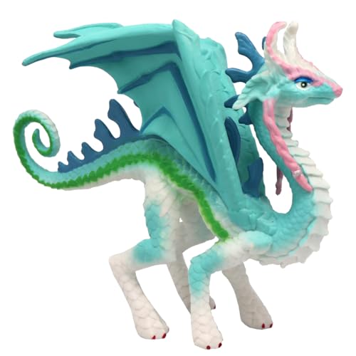 Doyomtoy Drachen Prinzessin,Realistisch Fliegender Drache Spielzeug-Action-Figur Weihnachtsfeier Baby Shower-Blau Doyomtoy Drachen Prinzessin,Realistisch Fliegender Drache Spielzeug-Action-Figur Weihnachtsfeier Baby Shower-Blau von Doyomtoy