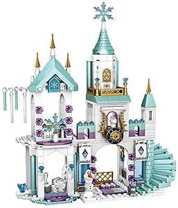 Doyomtoy Frozen Spielzeug für Mädchen,Anna ELSA Prinzessin Schloss Bauen Set für 6 7 8 9 10 11 12 Jahre alt Kinder kreative Geschenk… von Doyomtoy