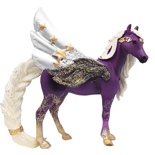 Doyomtoy Pferde Spielfigur Einhorn Figur Blume Elfenpferd Mythische Pegasus Modell Magische Energie Kreatur lila Pferde Doyomtoy Pferde Spielfigur Einhorn Figur Blume Elfenpferd Mythische Pegasus Modell Magische Energie Kreatur lila Pferde von Doyomtoy