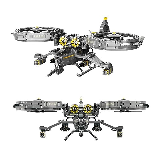 Doyomtoy Sci-Fi Kampfflugzeug Baukasten, Phantom Hubschrauber Modellbauklötze, Geburtstagsgeschenk für Kinder und Erwachsene, Sammlerstück, 1093 Stück… Doyomtoy Sci-Fi Kampfflugzeug Baukasten, Phantom Hubschrauber Modellbauklötze, Geburtstagsgeschenk für Kinder und Erwachsene, Sammlerstück, 1093 Stück… von Doyomtoy