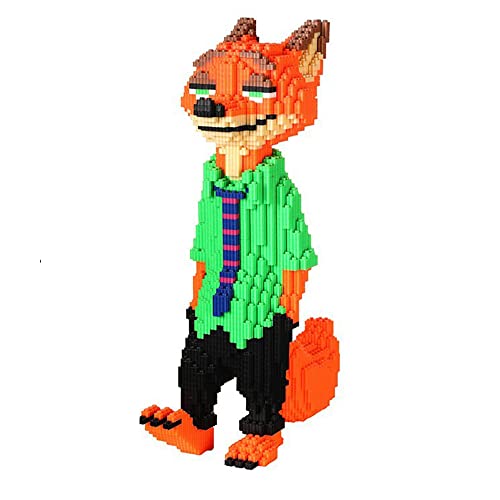Doyomtoy Zootropolis Spielzeug,Nick der Fuchs Bauen Set für 6 7 8 9 10 11 12 Jahre alt Kinder kreative Geschenk…… von Doyomtoy