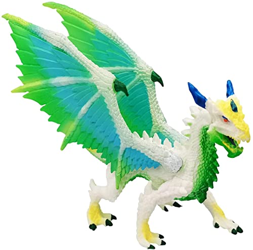 Doyomtoy Eisdrache, Tierfiguren Eisdrache Spielzeug-Action-Figur Weihnachtsfeier-Kindergeburtstagsgeschenke-Grün von Doyomtoy