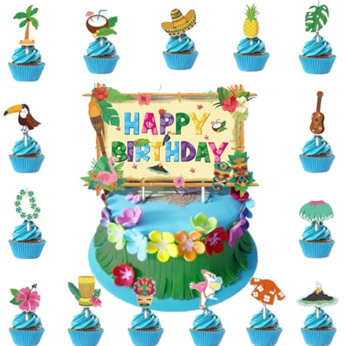 Flamingo Tortendeko,Doyomtoy Kuchen Deko Hawaii Geburtstag Deko Tropischem Cake topper Flamingo Geburtstag für Sommerfeste Karneval Party Decoration 16 Stück Flamingo Tortendeko,Doyomtoy Kuchen Deko Hawaii Geburtstag Deko Tropischem Cake topper Flamingo Geburtstag für Sommerfeste Karneval Party Decoration 16 Stück von Doyomtoy