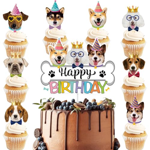 Hunde Tortendeko,Doyomtoy Kuchen Deko Hunde Geburtstag Deko Happy Birthday Cake Topper Tiere Geburtstag für Kinder Pet Party Deko 9 Stück Hunde Tortendeko,Doyomtoy Kuchen Deko Hunde Geburtstag Deko Happy Birthday Cake Topper Tiere Geburtstag für Kinder Pet Party Deko 9 Stück von Doyomtoy