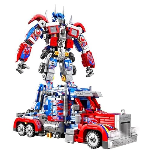 Optimus Prime Building Block Set, Transformers Spielzeug, Roboter Modelle, Weihnachten, Geburtstag Geschenke, Sammlerstücke… von Doyomtoy