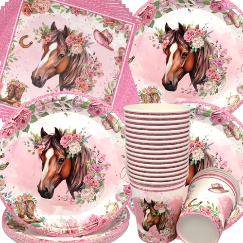 Pferde Geburtstag Deko,Doyomtoy Pferd Partygeschirr Baby Shower Kindergeburtstag Deko Geburtstagsteller Tassen Servietten Horse Geburtstag für Kinder Geburtstag Party Decoration 20 Gäste Pferde Geburtstag Deko,Doyomtoy Pferd Partygeschirr Baby Shower Kindergeburtstag Deko Geburtstagsteller Tassen Servietten Horse Geburtstag für Kinder Geburtstag Party Decoration 20 Gäste von Doyomtoy