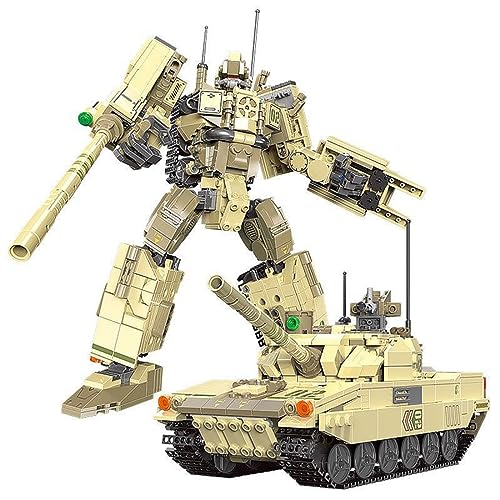 Transformer Bauklötze Set, Panzer Modelle, Transformers Bauklötze Spielzeug, Geburtstagsgeschenke für Kinder und Erwachsene, Sammlerstücke, 769 Klötze von Doyomtoy