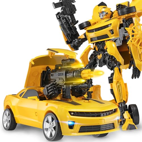 Transformers Bumblebee, Handgemachtes Transformers Spielzeug, Geschenke für Erwachsene und Kinder, Dekorative Sammlerstücke von Doyomtoy