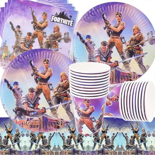Doyomtoy Videospiel Geburtstag Deko, Partygeschirr Set Spielparty Geburtstag Party Set Geburtstagsteller Tassen Servietten Geburtstags für Spielliebhaber Videospiel Geburtstagsdeko 20 Gäste Doyomtoy Videospiel Geburtstag Deko, Partygeschirr Set Spielparty Geburtstag Party Set Geburtstagsteller Tassen Servietten Geburtstags für Spielliebhaber Videospiel Geburtstagsdeko 20 Gäste von Doyomtoy