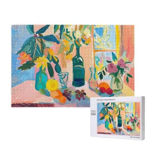 Apfel Puzzle 3000 Teile Erwachsene, Groß Puzzle anlage Muster Design, Holz Jigsaw 122x81cm Size mit Geschenkboxverpackung for Wanddeko Wohnzimmer, Geschenke für Frauen, Geschenke für Männer,Model624 von Dozsconz