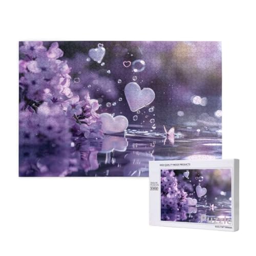 Blume Puzzle 1500 Teile Erwachsene, Groß Puzzle Liebe Muster Design, Holz Jigsaw 87x57cm Size mit Geschenkboxverpackung for Wanddeko Wohnzimmer, Geschenke für Frauen, Geschenke für Männer,Model1522 Blume Puzzle 1500 Teile Erwachsene, Groß Puzzle Liebe Muster Design, Holz Jigsaw 87x57cm Size mit Geschenkboxverpackung for Wanddeko Wohnzimmer, Geschenke für Frauen, Geschenke für Männer,Model1522 von Dozsconz