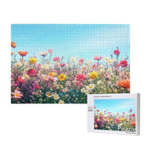 Blume Puzzle 1500 Teile Erwachsene, Groß Puzzle anlage Muster Design, Holz Jigsaw 87x57cm Size mit Geschenkboxverpackung for Wanddeko Wohnzimmer, Geschenke für Frauen, Geschenke für Männer,Model1576 Blume Puzzle 1500 Teile Erwachsene, Groß Puzzle anlage Muster Design, Holz Jigsaw 87x57cm Size mit Geschenkboxverpackung for Wanddeko Wohnzimmer, Geschenke für Frauen, Geschenke für Männer,Model1576 von Dozsconz