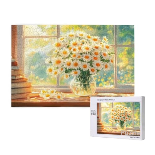 Blume Puzzle 2000 Teile Erwachsene, Groß Puzzle Buch Muster Design, Holz Jigsaw 99x70cm Size mit Geschenkboxverpackung for Wanddeko Wohnzimmer, Geschenke für Frauen, Geschenke für Männer,Model840 Blume Puzzle 2000 Teile Erwachsene, Groß Puzzle Buch Muster Design, Holz Jigsaw 99x70cm Size mit Geschenkboxverpackung for Wanddeko Wohnzimmer, Geschenke für Frauen, Geschenke für Männer,Model840 von Dozsconz