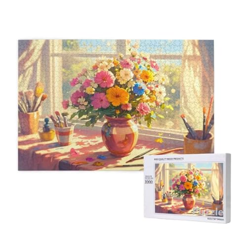 Blume Puzzle 3000 Teile Erwachsene, Groß Puzzle Stift Muster Design, Holz Jigsaw 122x81cm Size mit Geschenkboxverpackung for Wanddeko Wohnzimmer, Geschenke für Frauen, Geschenke für Männer,Model850 Blume Puzzle 3000 Teile Erwachsene, Groß Puzzle Stift Muster Design, Holz Jigsaw 122x81cm Size mit Geschenkboxverpackung for Wanddeko Wohnzimmer, Geschenke für Frauen, Geschenke für Männer,Model850 von Dozsconz