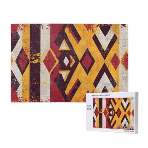 BöHmen Puzzle 3000 Teile Erwachsene, Groß Puzzle Retro Muster Design, Holz Jigsaw 122x81cm Size mit Geschenkboxverpackung for Wanddeko Wohnzimmer, Geschenke für Frauen, Geschenke für Männer,Model176 BöHmen Puzzle 3000 Teile Erwachsene, Groß Puzzle Retro Muster Design, Holz Jigsaw 122x81cm Size mit Geschenkboxverpackung for Wanddeko Wohnzimmer, Geschenke für Frauen, Geschenke für Männer,Model176 von Dozsconz