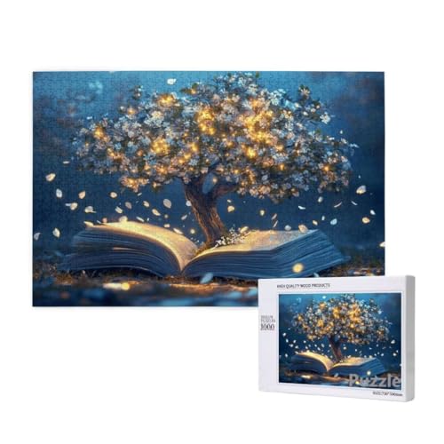 Buch Puzzle 2000 Teile Erwachsene, Groß Puzzle Baum Muster Design, Holz Jigsaw 99x70cm Size mit Geschenkboxverpackung for Wanddeko Wohnzimmer, Geschenke für Frauen, Geschenke für Männer,Model294 Buch Puzzle 2000 Teile Erwachsene, Groß Puzzle Baum Muster Design, Holz Jigsaw 99x70cm Size mit Geschenkboxverpackung for Wanddeko Wohnzimmer, Geschenke für Frauen, Geschenke für Männer,Model294 von Dozsconz