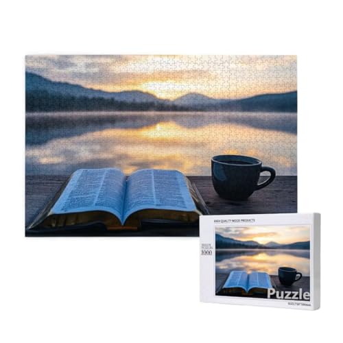 Buch Puzzle 2000 Teile Erwachsene, Groß Puzzle See Muster Design, Holz Jigsaw 99x70cm Size mit Geschenkboxverpackung for Wanddeko Wohnzimmer, Geschenke für Frauen, Geschenke für Männer,Model808 Buch Puzzle 2000 Teile Erwachsene, Groß Puzzle See Muster Design, Holz Jigsaw 99x70cm Size mit Geschenkboxverpackung for Wanddeko Wohnzimmer, Geschenke für Frauen, Geschenke für Männer,Model808 von Dozsconz