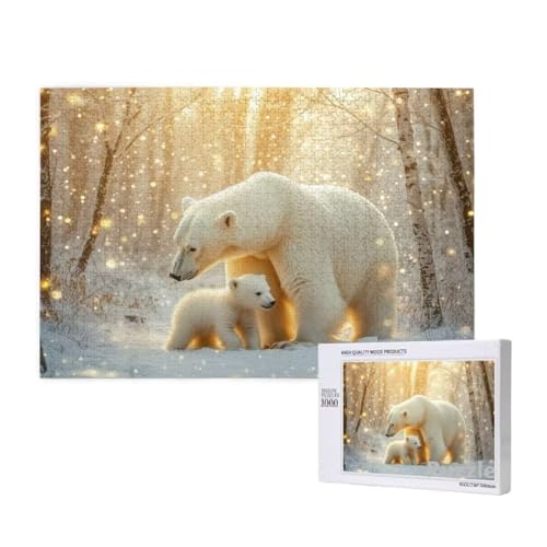 EisbäR Puzzle 1500 Teile Erwachsene, Groß Puzzle Wald Muster Design, Holz Jigsaw 87x57cm Size mit Geschenkboxverpackung for Wanddeko Wohnzimmer, Geschenke für Frauen, Geschenke für Männer,Model1012 EisbäR Puzzle 1500 Teile Erwachsene, Groß Puzzle Wald Muster Design, Holz Jigsaw 87x57cm Size mit Geschenkboxverpackung for Wanddeko Wohnzimmer, Geschenke für Frauen, Geschenke für Männer,Model1012 von Dozsconz