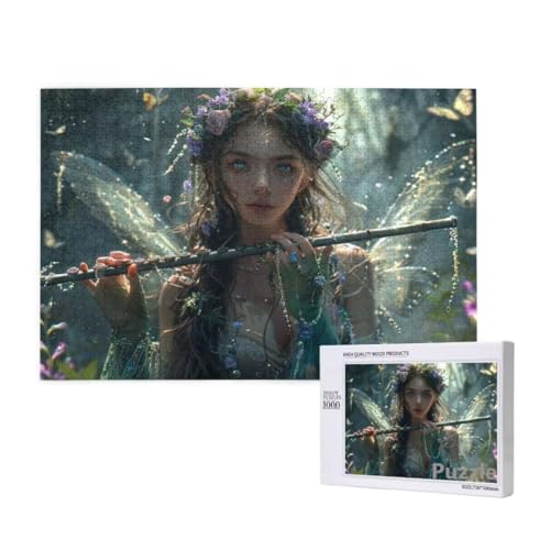 Elf Puzzle 3000 Teile Erwachsene, Groß Puzzle Schmetterling Muster Design, Jigsaw 122x81cm Size mit Geschenkboxverpackung, Wanddeko Wohnzimmer, Geschenke für Frauen, Geschenke für Männer,Model122 von Dozsconz